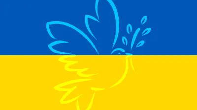ukraine-g1823b8f65_1280: Ukraineflagge mit Friedenstaube (Foto: Maya Scheiwiller)