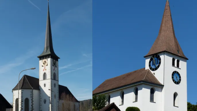 Kirchen Wila und Turbenthal (Foto: Sonja M&uuml;ller)