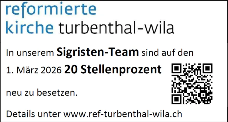 20260301 Inserat Sigristenteam_20% 20260301 Inserat Sigristenteam_20%: Inserat, Stelle, Sigrist
